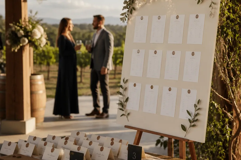 Beginner-Friendly Seating Chart Wedding Ideas