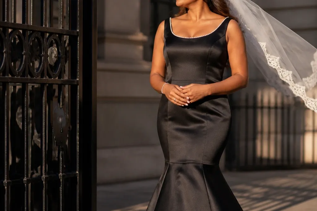 Black Wedding Dresses for a Bold and Stylish Bride
