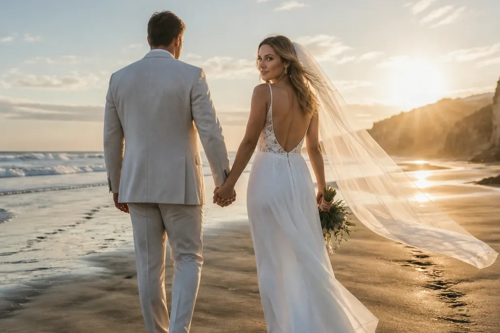 Itinerary Beach Wedding Photo Ideas I'd Save for a Dreamy Shoot