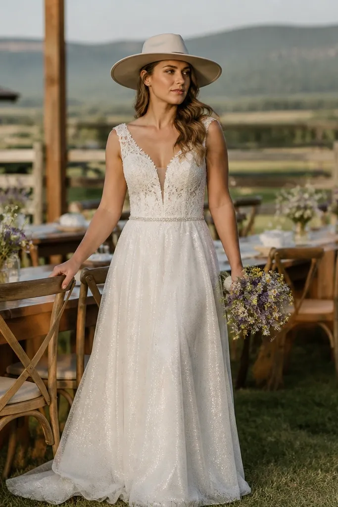 Western Wedding Dresses for a Rustic Bridal Look